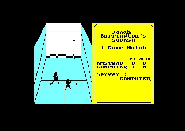 Jonah Barrington's Squash (UK) (1987) screen shot game playing